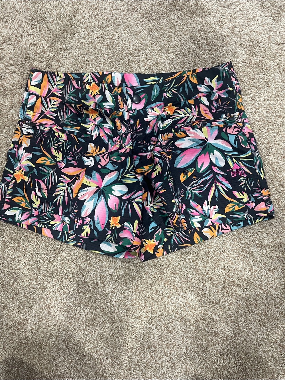 5Fin 5 Fin shorts  Active Stretch Shorts - Pink Multi 6 board